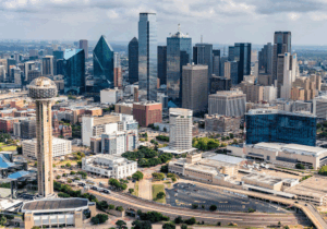Dallas City Skyline