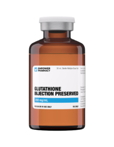 Glutathione medication vial