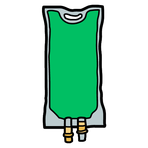 IV Bag Green Graphic