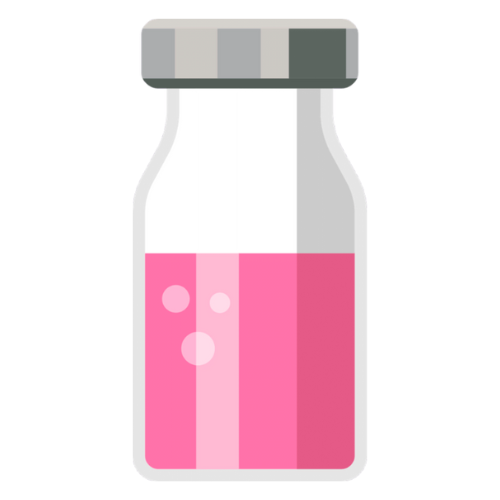 Pink Medication Vial