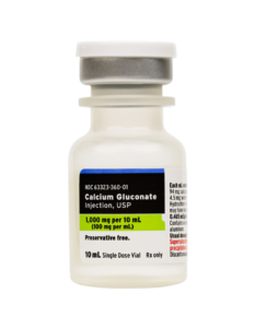 Calcium Medication Vial