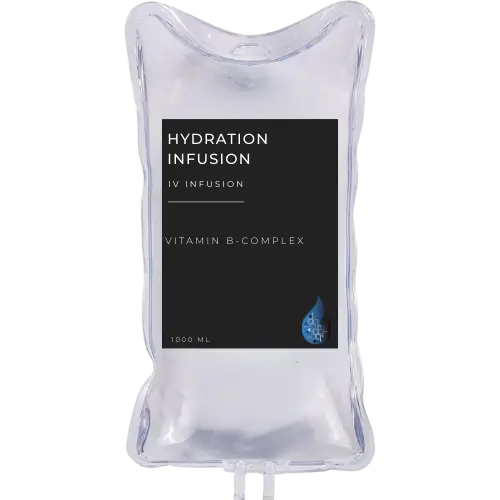 Hydration IV bag graphic