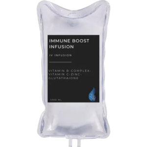 Immune boost infusion bag graphic